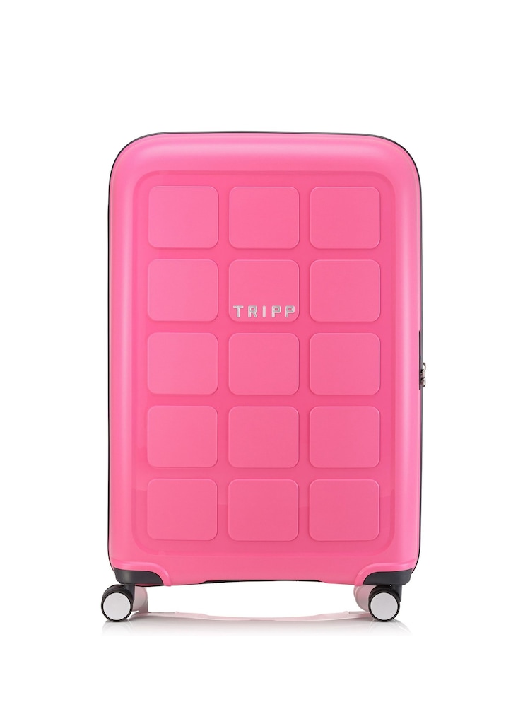 Tripp Pink Holiday 8 Large Suitcase - Image 1 of 5
