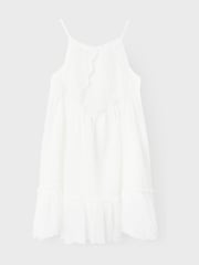 Name It White Strappy Sleeveless Smock Dress - Image 3 of 4