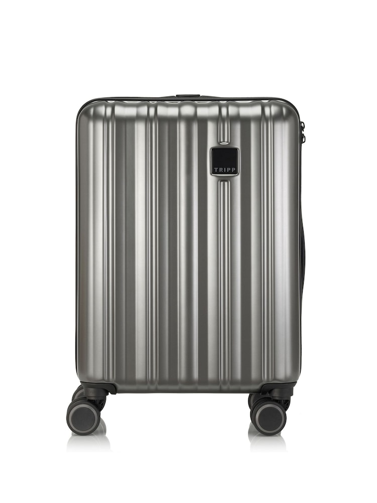 Tripp Silver Retro III Cabin Suitcase - Image 1 of 5 Tripp Silver Retro III Cabin Suitcase - Image 1 of 5