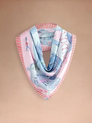 Cath Kidston Blue London Placement Print Square Scarf - Image 2 of 4
