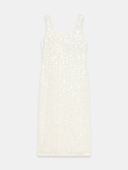 Mint Velvet Sequin Mesh Midi Dress - Image 7 of 8