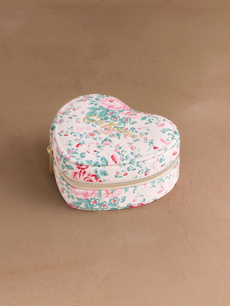 Cath Kidston Pink Heart Jewellery Box - Image 1 of 4