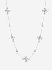 Jon Richard Tone Crystal Clover Allway Necklace - Bild 1 von 1