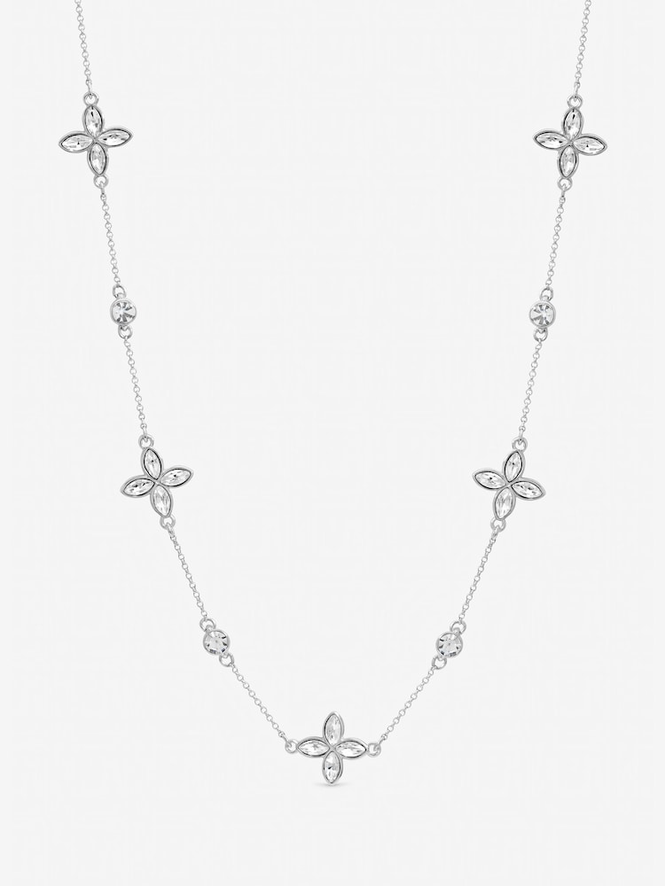 Jon Richard Tone Crystal Clover Allway Necklace - Bild 1 von 1