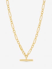 Jon Richard Gold Luxe T-Bar Necklace - Image 1 of 3