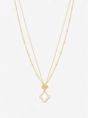 Jon Richard Tone Crystal Clover Pendant - Image 1 de 3