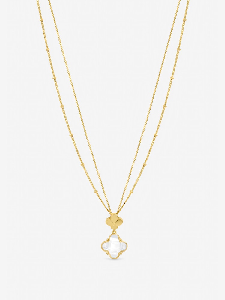 Jon Richard Tone Crystal Clover Pendant - Image 1 de 3