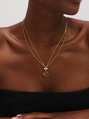 Jon Richard Tone Crystal Clover Pendant - Image 2 de 3