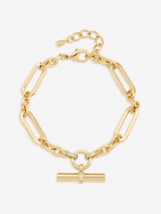 Jon Richard Gold Tone Luxe T-Bar Bracelet - Image 3 of 3