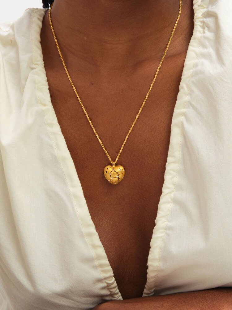 Jon Richard Tone Satin Heart Pendant - Image 3 of 3