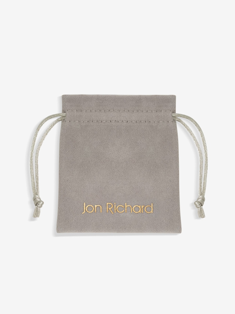 Jon Richard トーン サテン ハート ペンダント - 画像 4 / 4