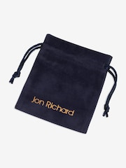 Jon Richard トーン テクスチャード クリスタル クローバー ロングネックレス - 画像 5 / 5