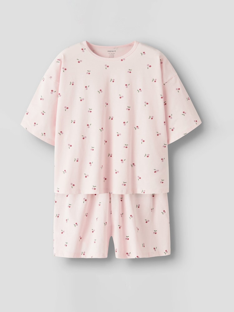 Name It Pyjamas mit Kirsch-Print - Bild 1 von 4
