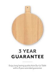 Sur La Table Natural Wood Round Large Paddle Board - Image 4 of 5