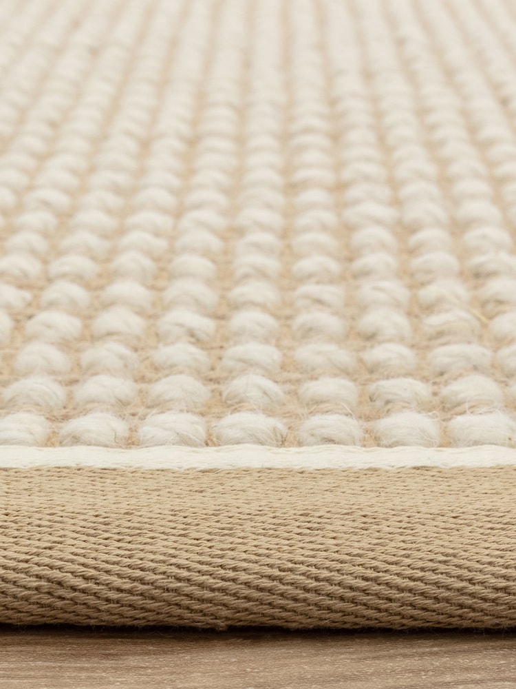 Asiatic Rugs Linen Cream Korra Loop Runner - Image 2 of 6