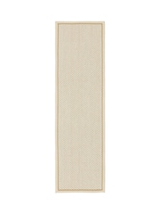 Asiatic Rugs Cream Linen Korra Double Loop Runner - Image 3 of 6