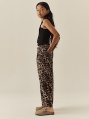 Animal Print Cargo Barrel Jeans (3-16yrs) - Image 2 of 9