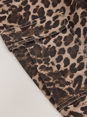Animal Print Cargo Barrel Jeans (3-16yrs) - Image 8 of 9