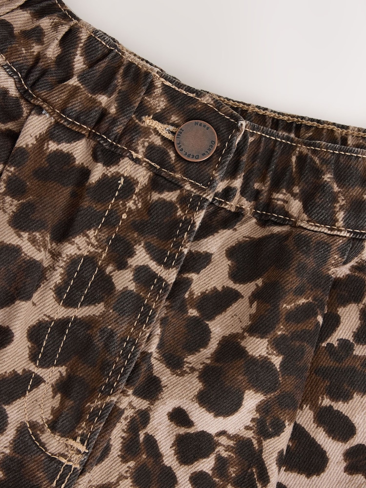 Animal Print Cargo Barrel Jeans (3-16yrs) - Image 9 of 9 Animal Print Cargo Barrel Jeans (3-16yrs) - Image 9 of 9
