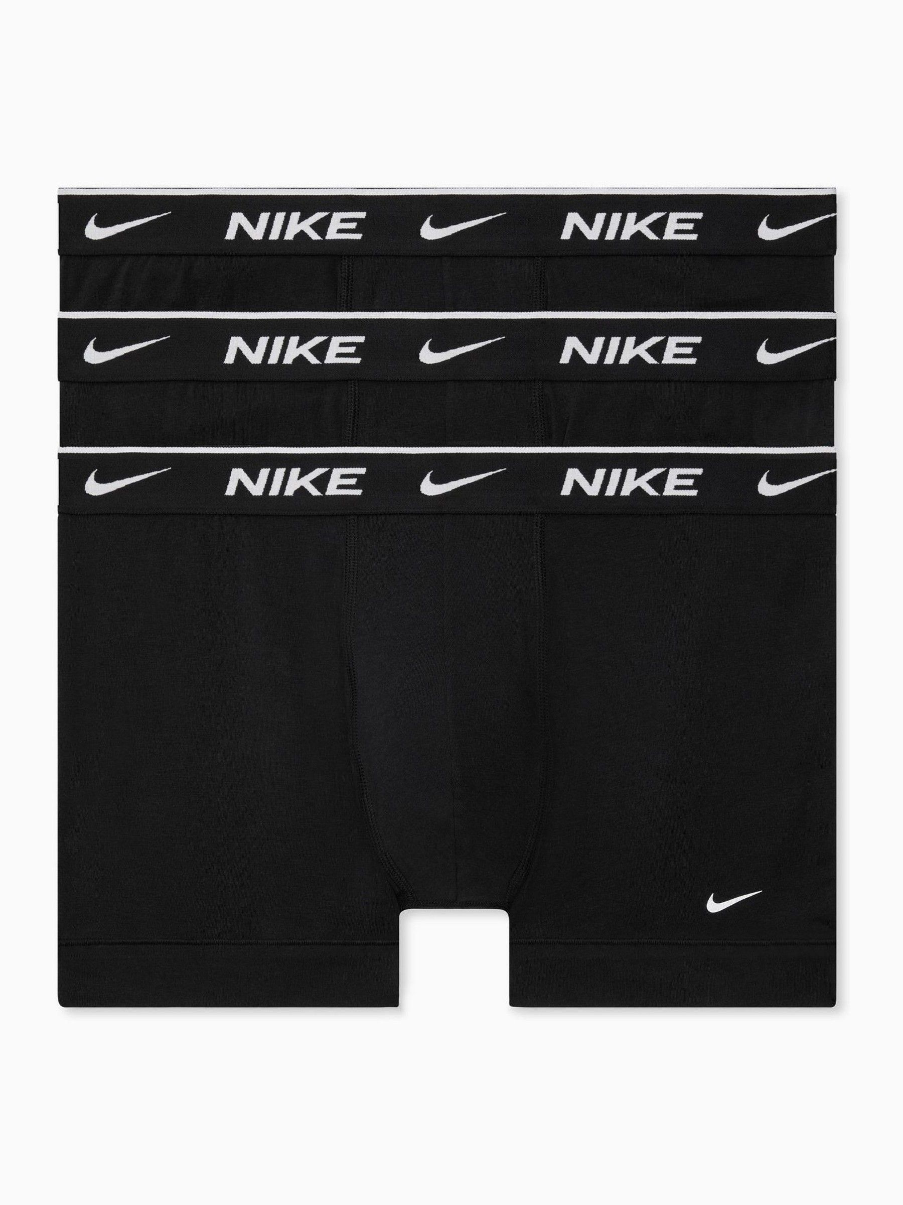 Nike Men's Black Ub1 3 Pack Everyday Cotton Trunks - X Large - Image 6