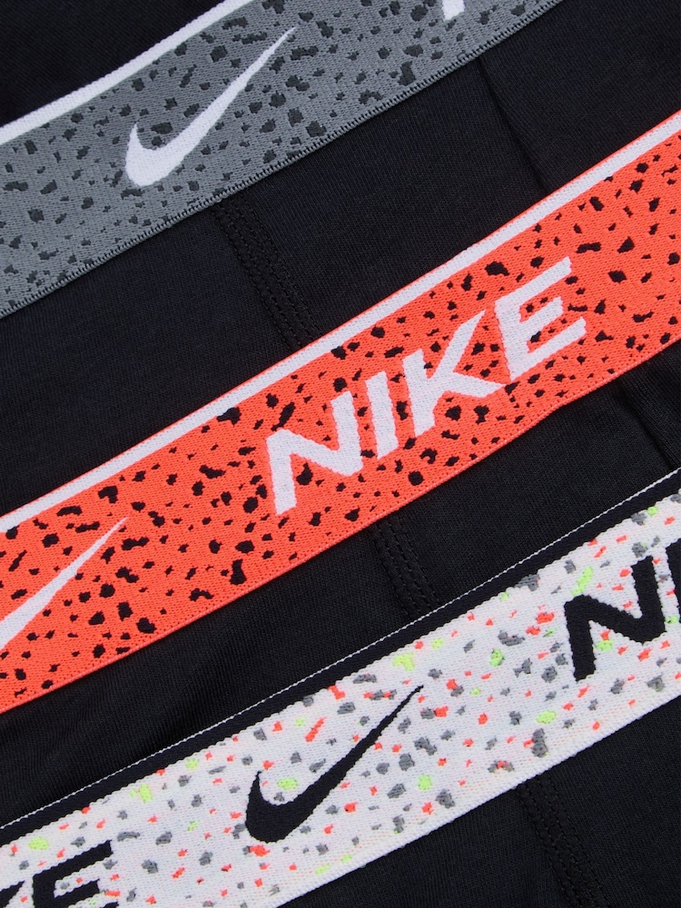 Nike Black Essential Cotton Stretch Trunks - Image 2 of 2