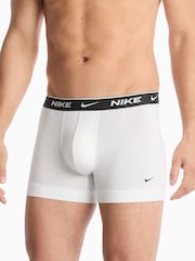 Nike White Essential Cotton Boxer Trunks 5 Pack - Image 2 of 4