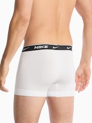 Nike White Essential Cotton Boxer Trunks 5 Pack - Image 3 of 4