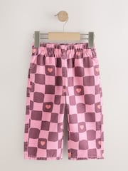 Pink/Burgundy Red Check - Jean imprimé (3mois -7an) - Image 5 de 8