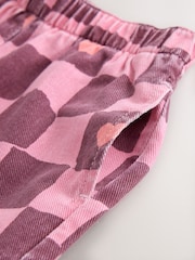 Pink/Burgundy Red Check - Jean imprimé (3mois -7an) - Image 7 de 8