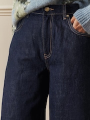 Laura Ashley Indigo Blue Barrel Leg Jeans - Image 2 of 4