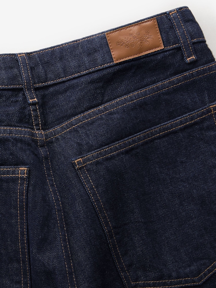 Laura Ashley Indigo Blue Barrel Leg Jeans - Image 4 of 4