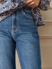 Laura Ashley Blue Straight Cut Jeans - Image 2 of 4