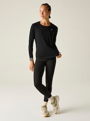 Regatta Black Nimble Long Sleeve T-Shirt - Image 2 of 7