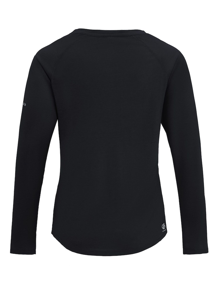 Regatta Black Nimble Long Sleeve T-Shirt - Image 7 of 7 Regatta Black Nimble Long Sleeve T-Shirt - Image 7 of 7
