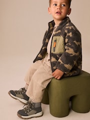 Grey Standard Fit (F) Lace up Walking Boots - Image 2 of 7