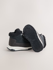 黑色 - Lace Up Walker Boots - 圖片 3，共 5