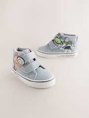 Grey Toy Story Touch Fastening Hi-Top Trainers - Image 1 of 5