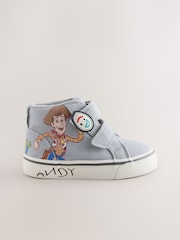 Grey Toy Story Touch Fastening Hi-Top Trainers - Image 2 of 5