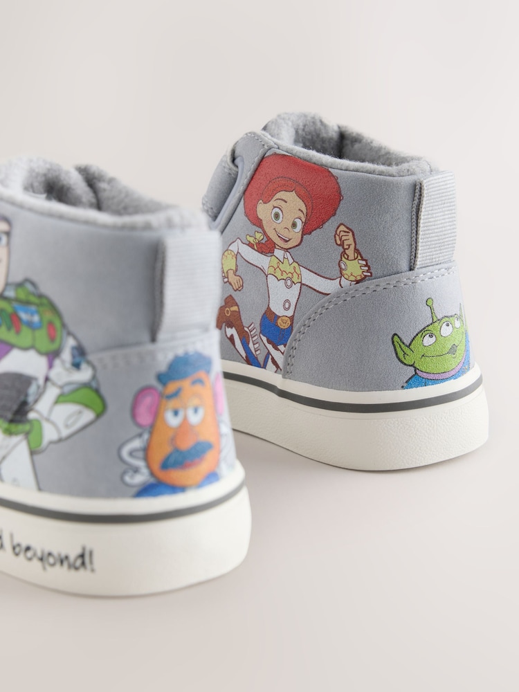 Grey Toy Story Touch Fastening Hi-Top Trainers - Image 5 of 5 Grey Toy Story Touch Fastening Hi-Top Trainers - Image 5 of 5