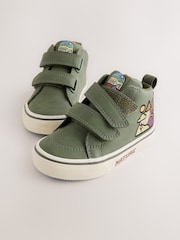 Green Scene Standard Fit (F) Hi-Top Touch Fastening Trainers - Image 8 of 8