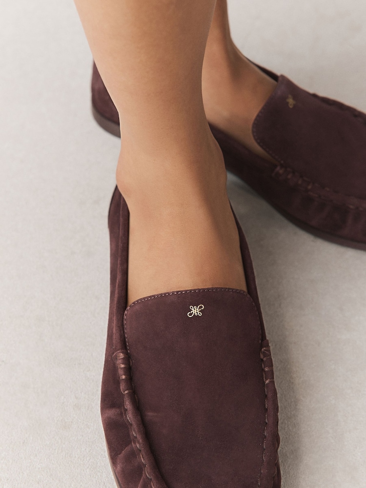 Chocolate Brown Forever Comfort® Leather Round Toe Loafers - Image 5 of 5 Chocolate Brown Forever Comfort® Leather Round Toe Loafers - Image 5 of 5