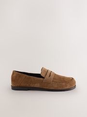Tan Brown Forever Comfort®  Suede Loafers - Image 6 of 9