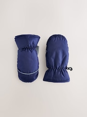 Navy Ski Mitten Gloves (3mths-6yrs) - Image 1 of 3