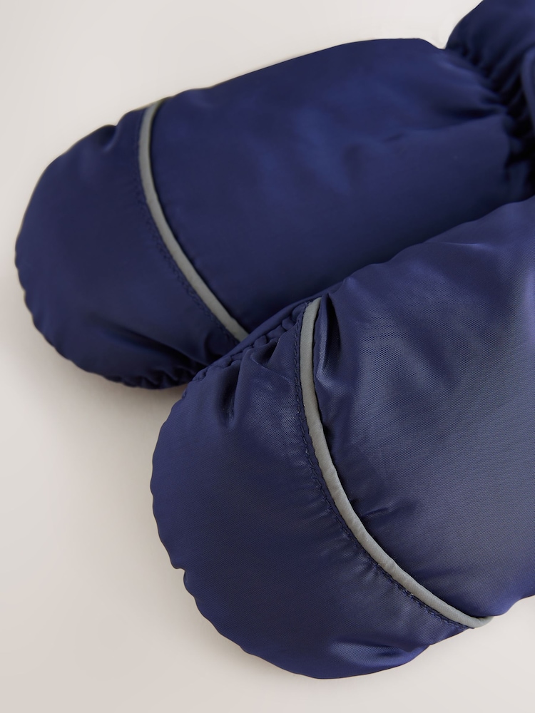 Navy Ski Mitten Gloves (3mths-6yrs) - Image 2 of 3 Navy Ski Mitten Gloves (3mths-6yrs) - Image 2 of 3