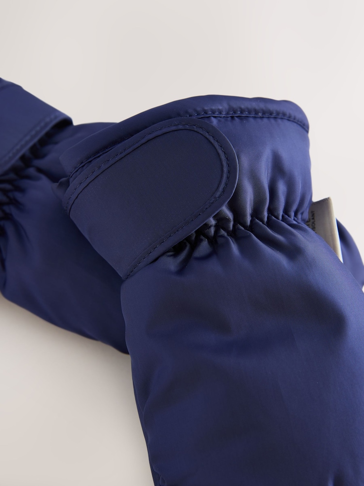 Navy Ski Mitten Gloves (3mths-6yrs) - Image 3 of 3 Navy Ski Mitten Gloves (3mths-6yrs) - Image 3 of 3