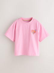 Little Bird by Jools Oliver Rainbow Slogan Boxy T-Shirt - Image 10 of 15
