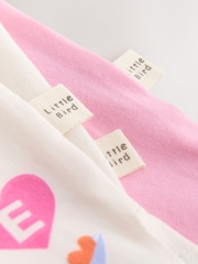 Little Bird by Jools Oliver Rainbow Slogan Boxy T-Shirt - Image 14 of 15