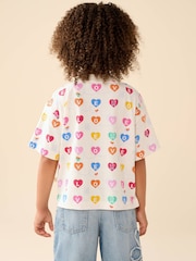Little Bird by Jools Oliver Rainbow Slogan Boxy T-Shirt - Image 5 of 15