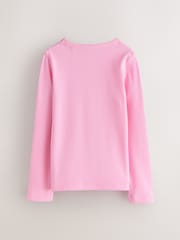Little Bird by Jools Oliver Pastel Rainbow Ribbed Jersey Top 5 Packs - Image 16 of 20