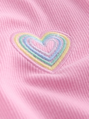 Little Bird by Jools Oliver Pastel Rainbow Ribbed Jersey Top 5 Packs - Image 20 of 20